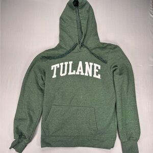 Tulane University Green Hoodie size: Large unisex Redshirt Pullover Sweatshirt